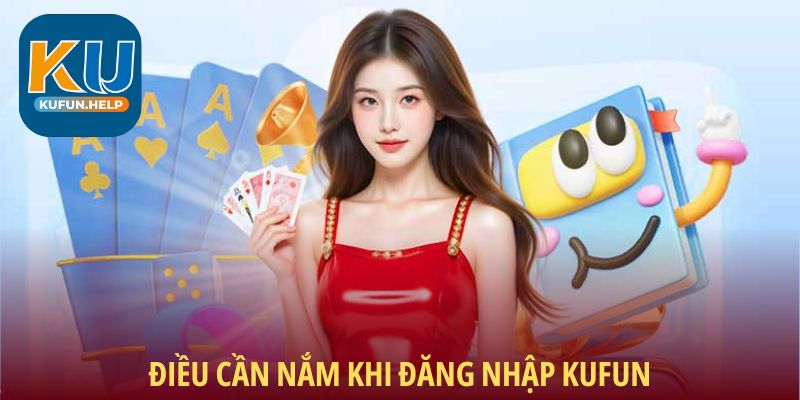 Điều cần nắm khi đăng nhập Kufun