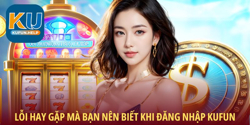 Lỗi hay gặp mà bạn nên biết khi đăng nhập Kufun